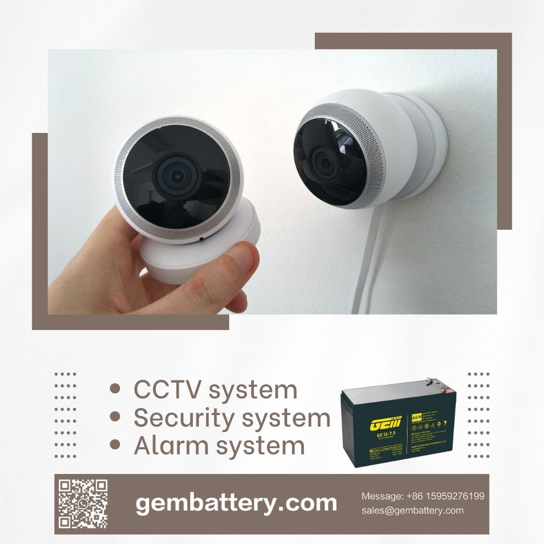CCTVシステムのバッテリー