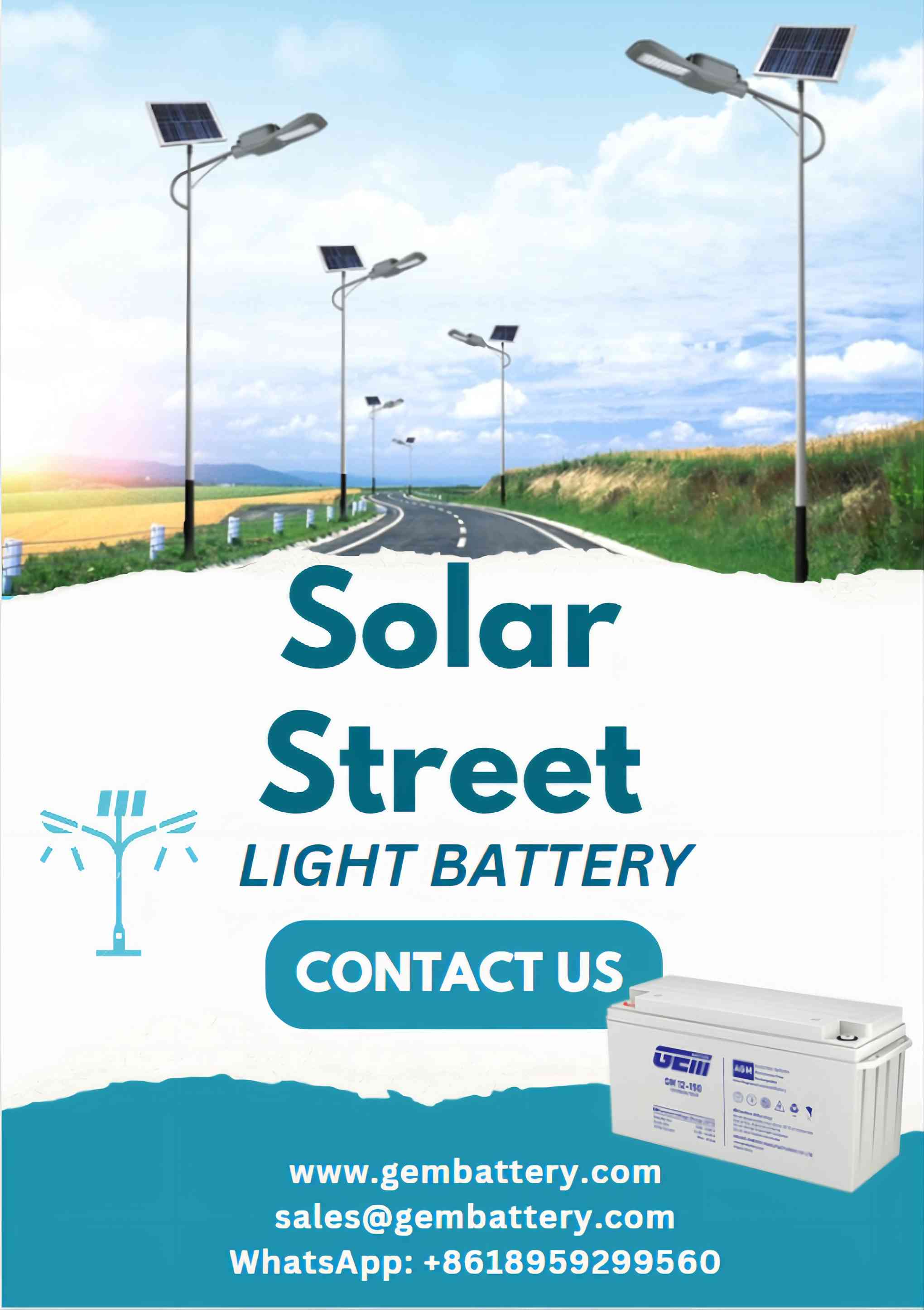 solar street light battery