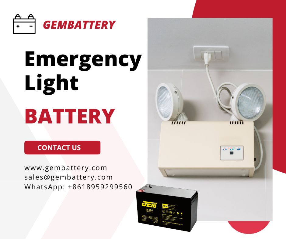 emergency light battery