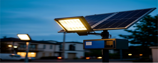 Solar street light battery