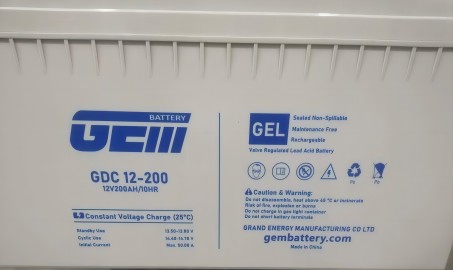 シリカSiO2ゲルバッテリー GDC12-200 (12V 200Ah)