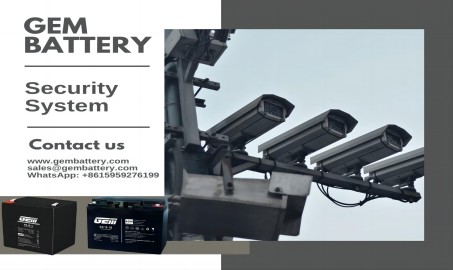 CCTVとバッテリーを備えたセキュリティシステム