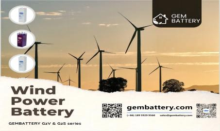 GEMBATTERY の先進的な風力発電で未来に電力を供給